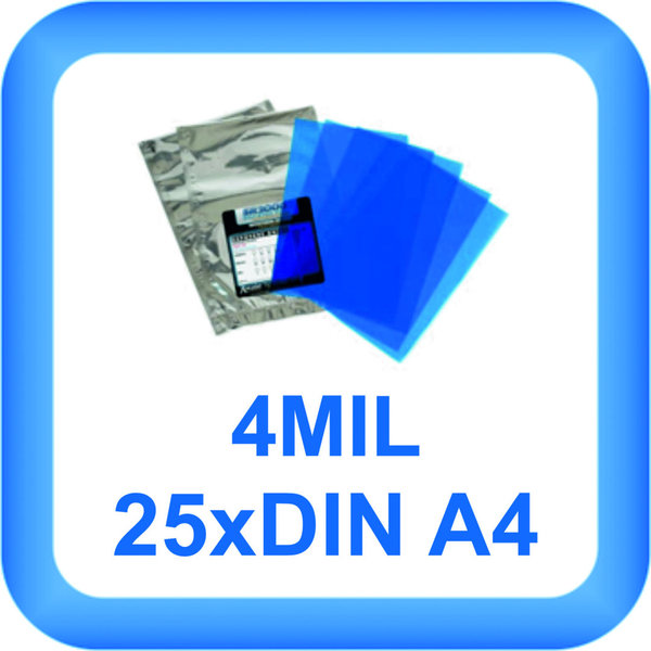 SR3000, DinA4, 4MIL (100µ), 25 Blatt